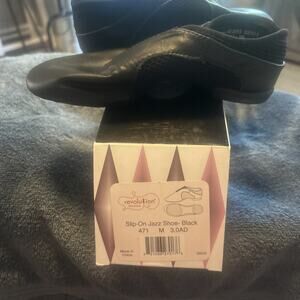 REVOLUTION Dancewear #471 Size 6 AD M Premium Slip On Jazz Dance Shoes New
